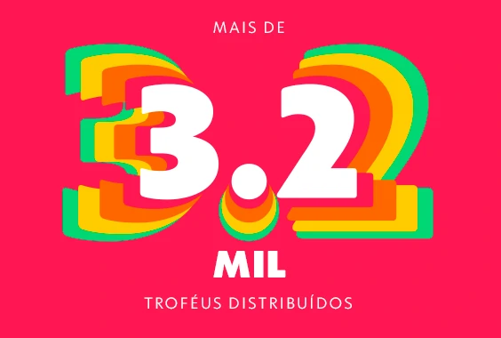3.2 mil troféus distribuídos